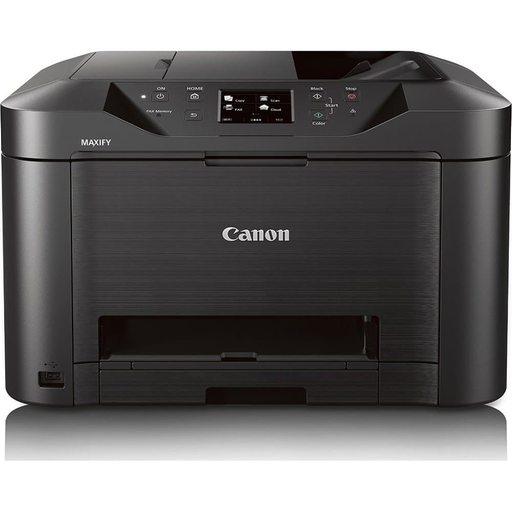 Canon MAXIFY MB5020 Impresora Multifunción Inalámbrica de Oficina, Inyección de Tinta, Imprime Copia Escanea y Fax