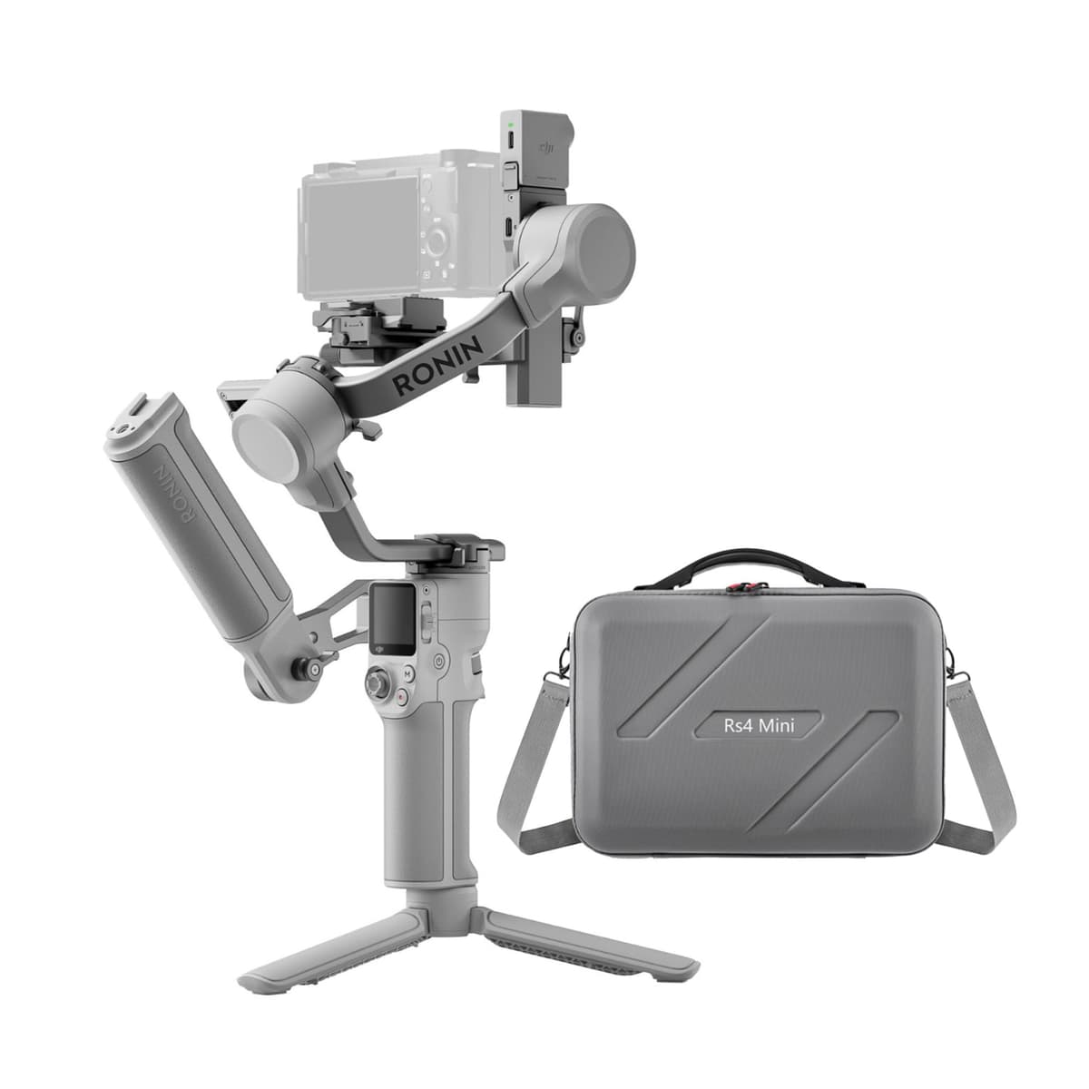 DJI RS 4 Mini Combo Estabilizador gimbal para cámaras con bloqueos automáticos de ejes y estuche de transporte (2 piezas) CPRN0000044303_K2
