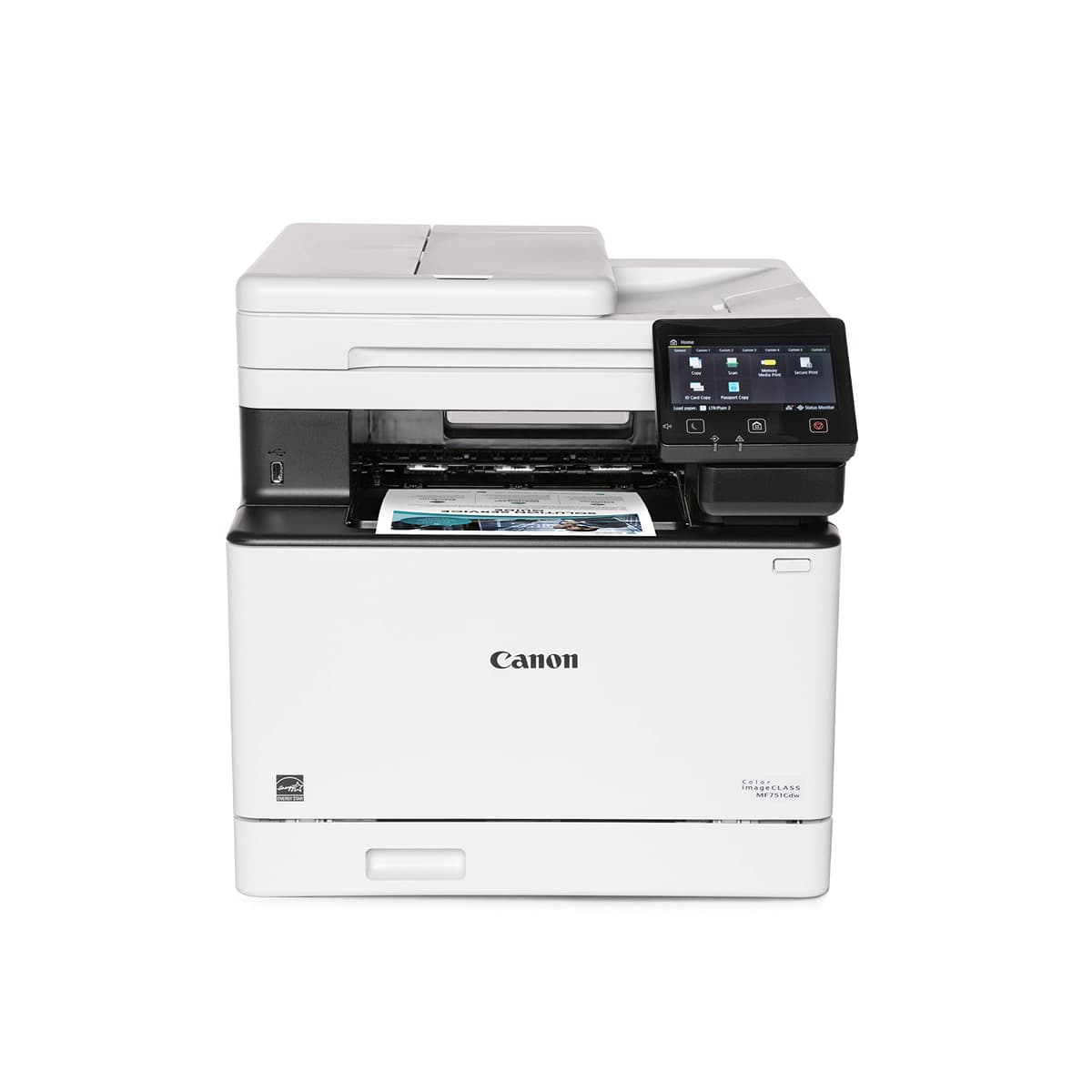 Canon Color imageCLASS MF751Cdw Impresora láser dúplex Wi-Fi, multifunción con copiadora, escáner, ADF, 35 ppm, blanco, garantía 3 años 5455C015