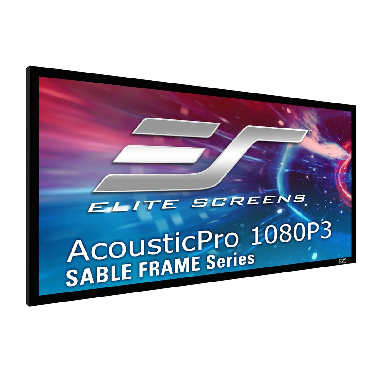 Elite Screens Sable Frame ER96WH1W-A1080P3 Pantalla proyección marco fijo 96'' 2.35:1 acústicamente transparente tejido perforado
