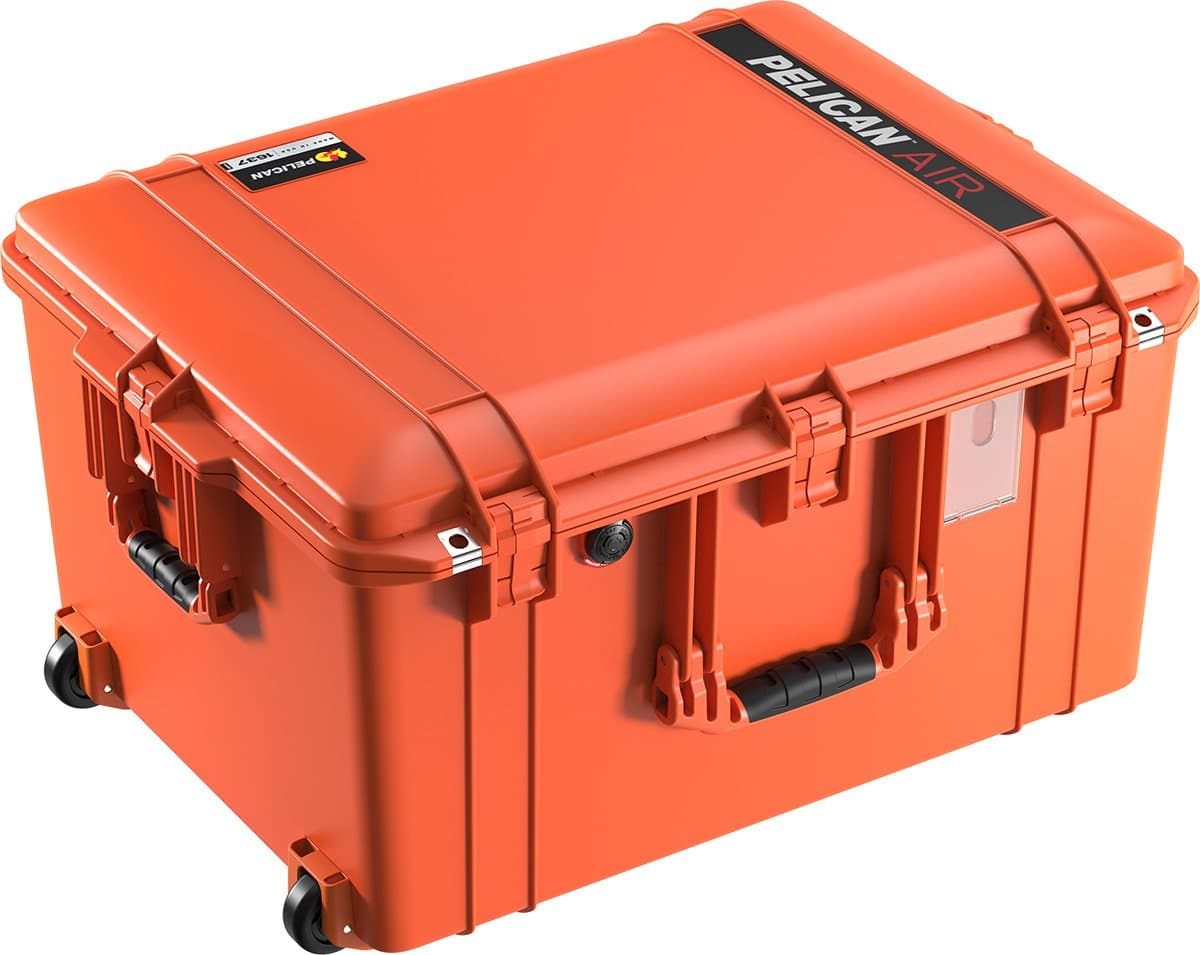 Pelican Air 1637 maleta rígida con espuma impermeable y a prueba de golpes color naranja 016370-0000-150