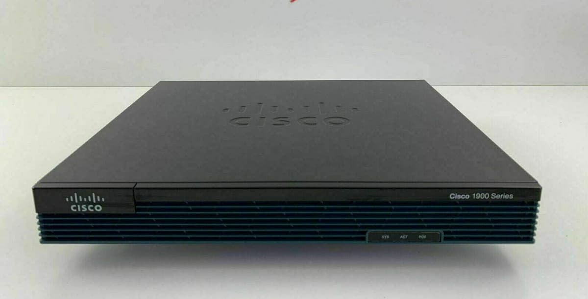 Cisco ISR 1921 CISCO1921-SEC/K9 Router de Servicios Integrados, 2 puertos, PoE, 2 ranuras, Gigabit Ethernet, 1U, rackeable/pared