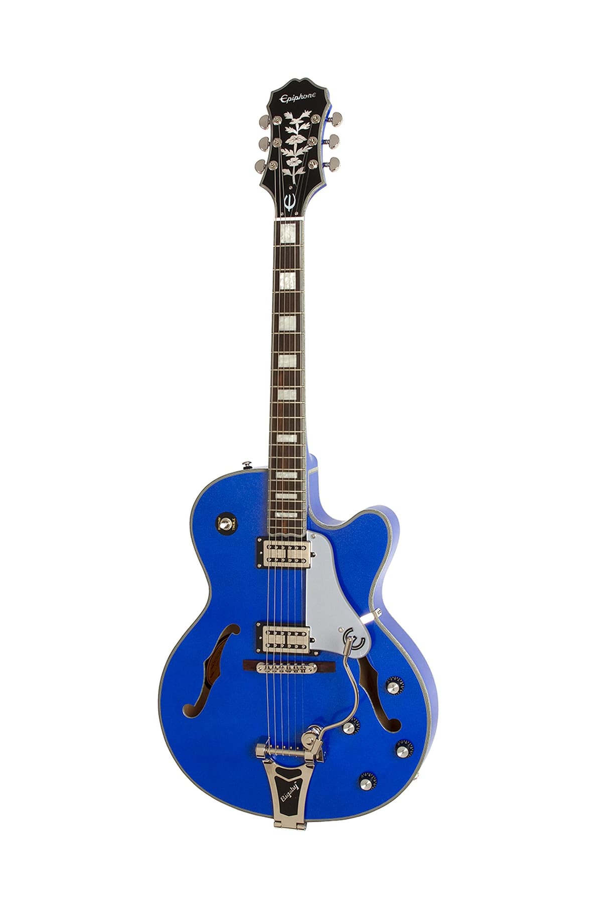 Epiphone Emperor Swingster Guitarra Eléctrica Hollowbody, Delta Blue Metallic ETS2DBMNB1