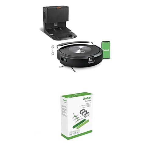 iRobot Roomba Combo j7+ Robot Aspiradora y Trapeador Autovaciado + Kit de Repuestos Original para series e, i y j