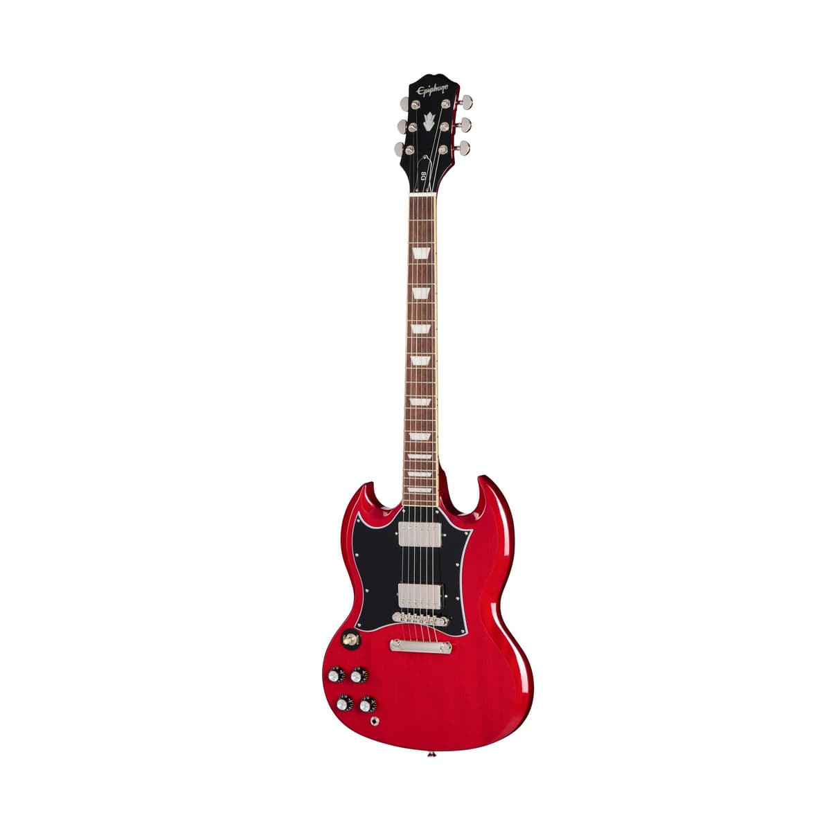 Epiphone SG Standard Lefty guitarra eléctrica zurda SG, Cherry con funda EIGSGSCHNH1L