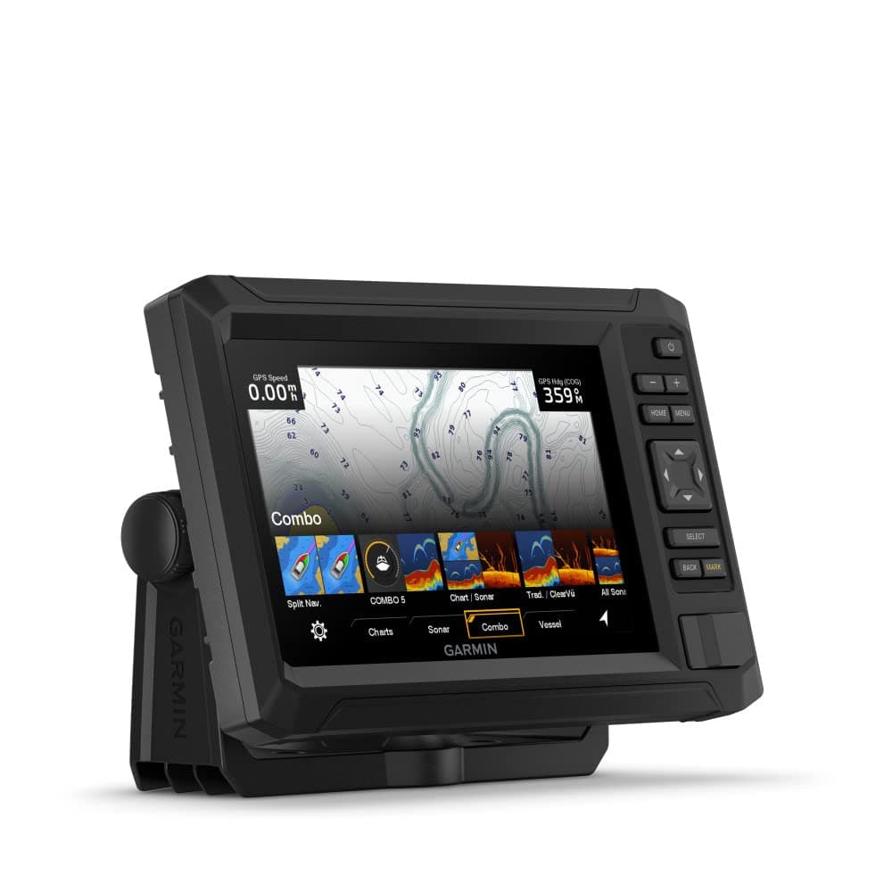 Garmin ECHOMAP UHD2 010-02595-01 Chartplotter 7" 74cv con sonda GPS y transductor GT20-TM, Negro