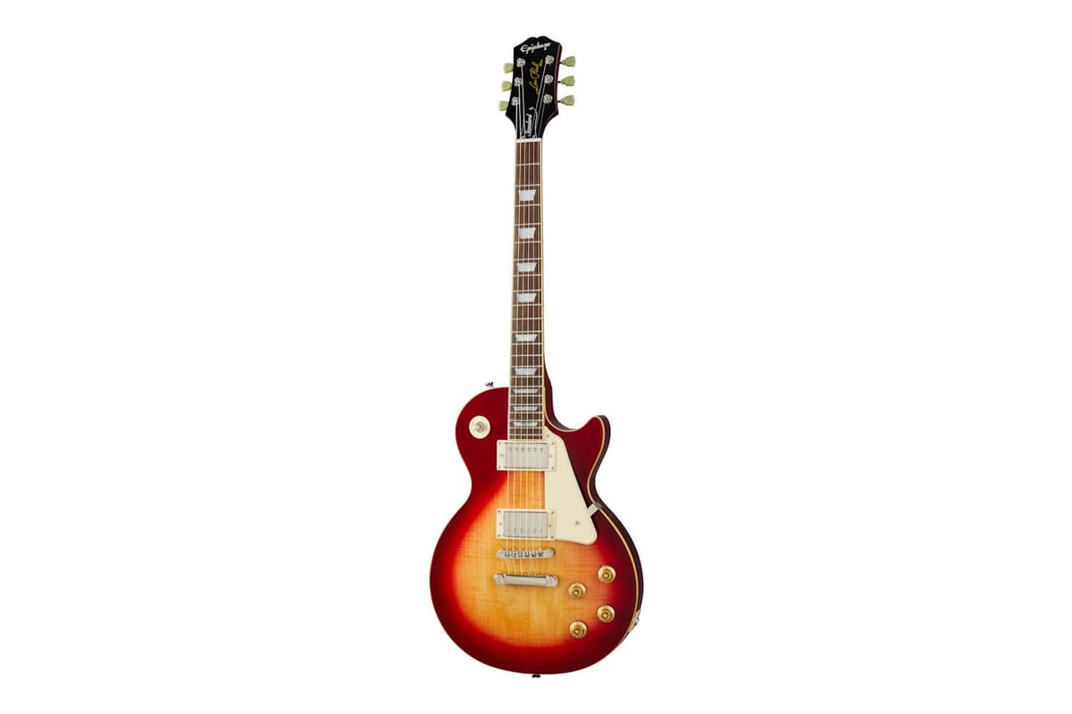 Epiphone Les Paul Standard 50s EILS5HSNH1 guitarra eléctrica Heritage Cherry Sunburst, caoba, humbuckers