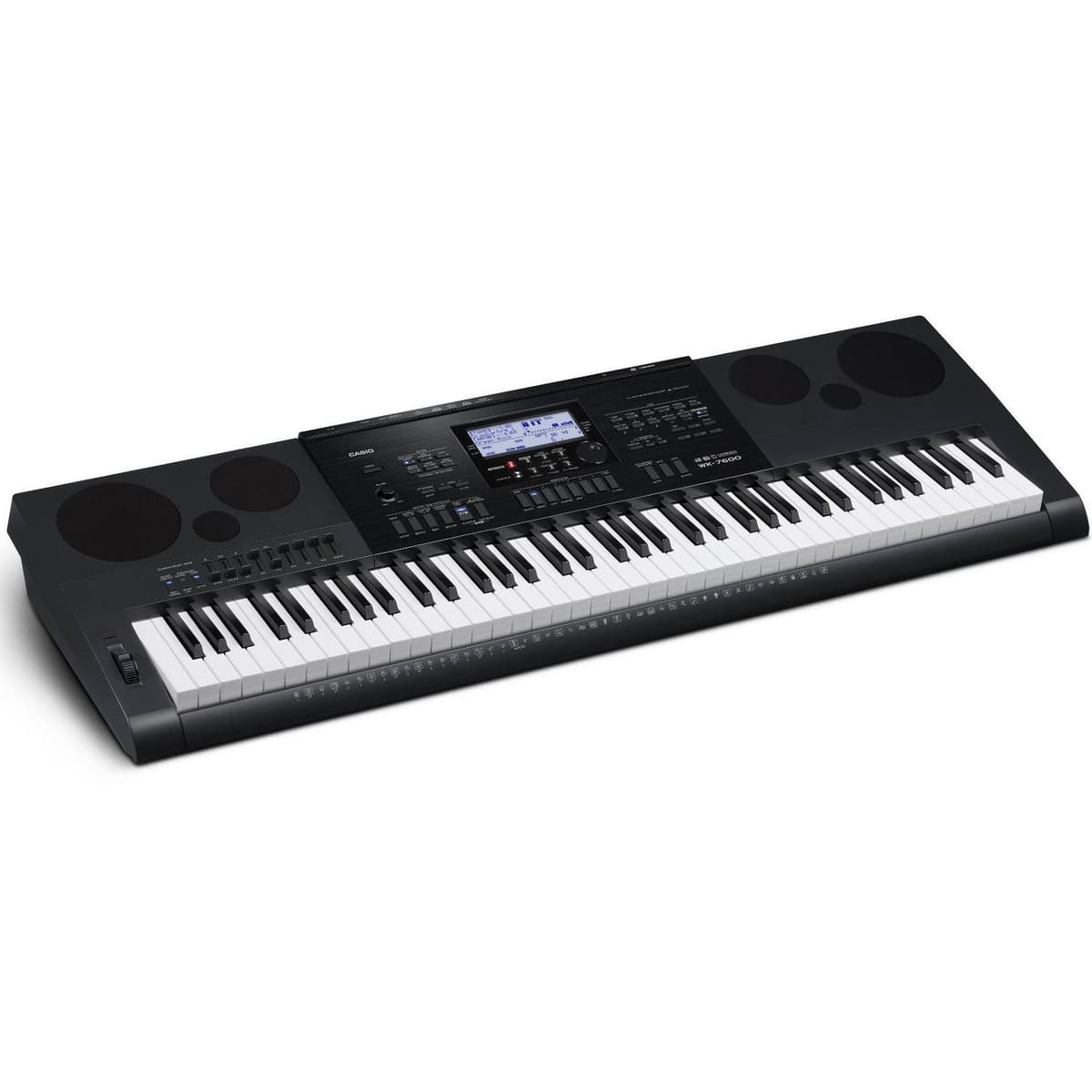 Casio WK-7600 teclado workstation 76 teclas USB MIDI ritmos secuenciador grabación sampler