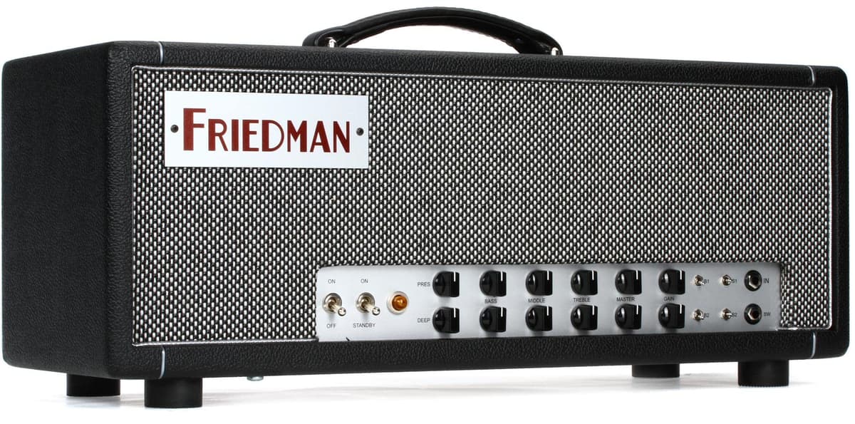 Friedman Twin Sister Cabezal de Amplificador 2 Canales 40W Negro con Loop de Efectos Rectificado a Válvulas Twin Sister Head