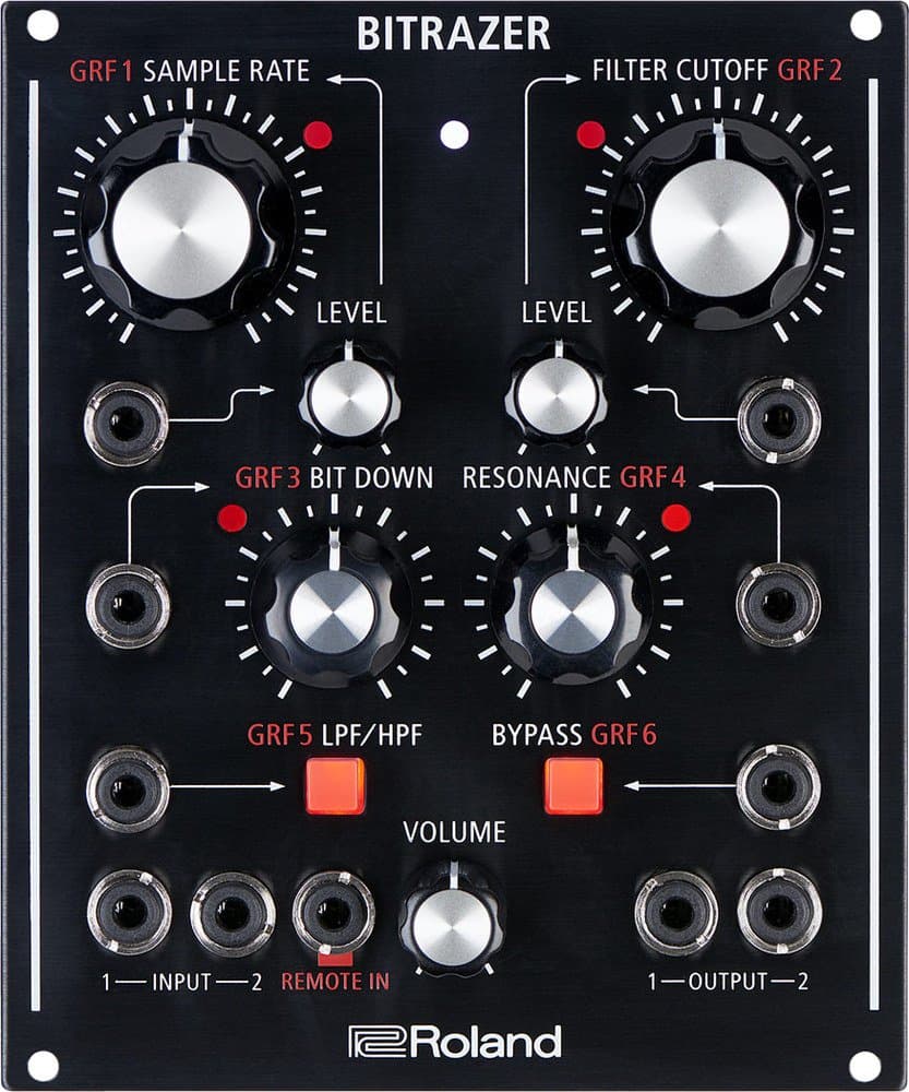 Roland AIRA BITRAZER Bit Crusher modular, efecto Eurorack con CV/USB, procesador de efectos para sintetizador y estudio