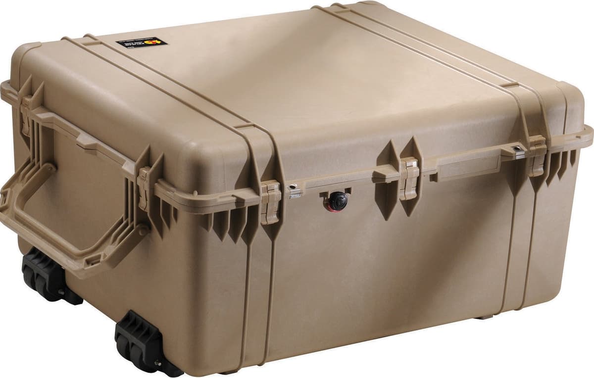 Pelican 1690 Case con espuma, maleta rígida, color Desert Tan 1690-000-190