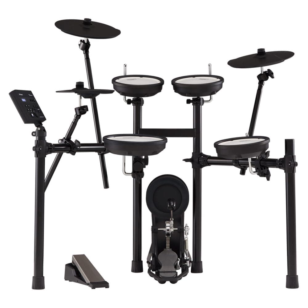 Roland V-Drums TD-07KV batería electrónica con pads de malla, Bluetooth, USB, módulo TD-07, kit compacto para práctica silenciosa