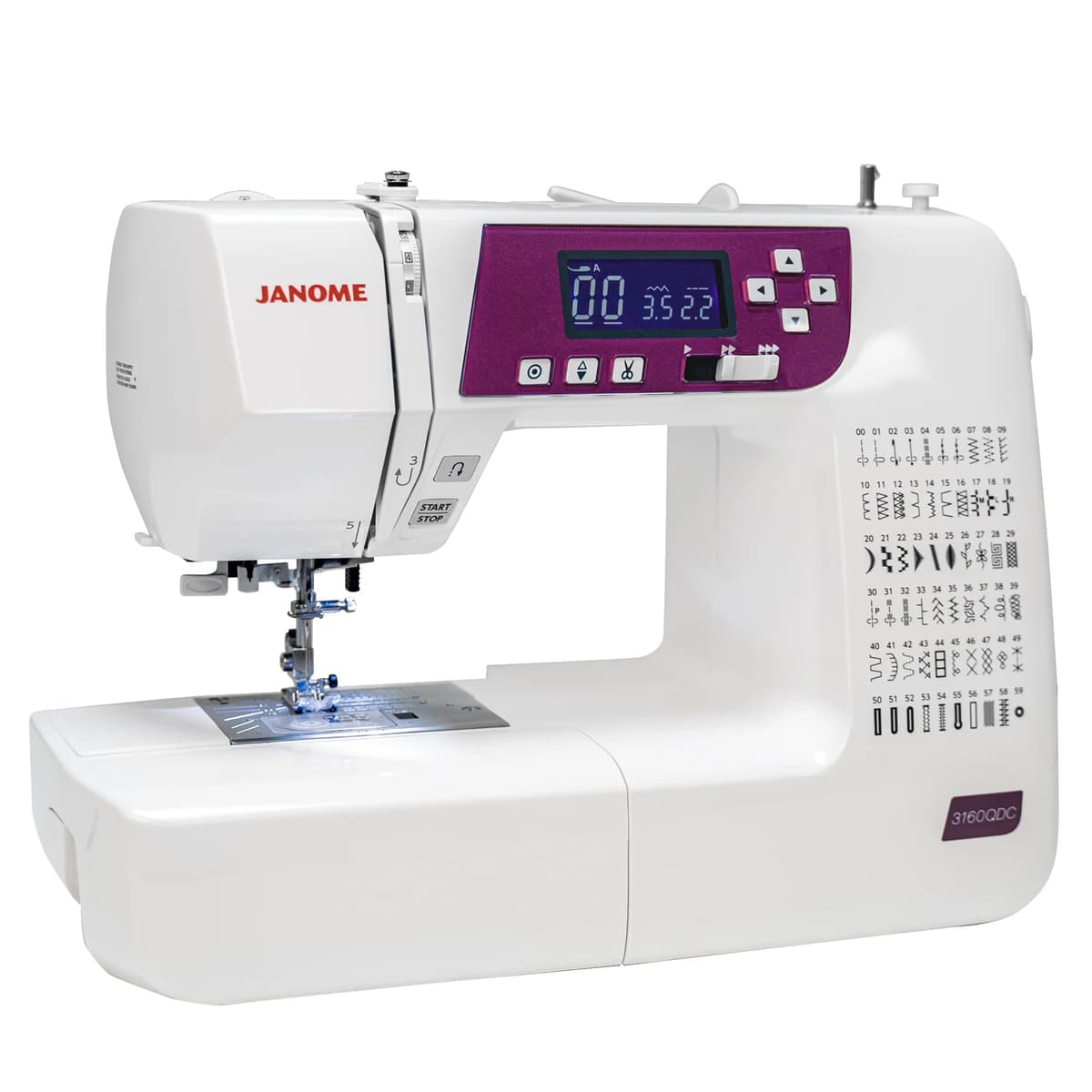 Janome 3160QDC-G Máquina de Coser y Quilting con Kit de Acolchado de Regalo 3160QDC-G (New)