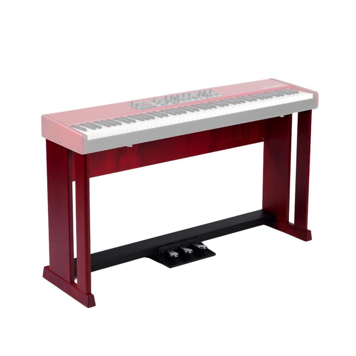 Nord Soporte de Teclado de Madera V4, para teclados Nord, robusto y elegante, ideal estudio y escenario AMS-NWKS-V4