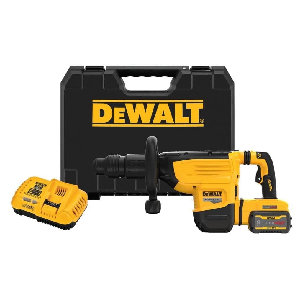 DEWALT 60V MAX DCH892X1 Martillo Demoledor SDS MAX Inalámbrico 22 lb Kit con batería y cargador