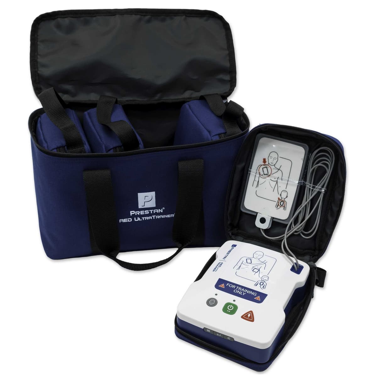 Prestan UltraTrainer PP-AEDUT-401 Entrenador AED/DEA bilingüe inglés/español, paquete de 4