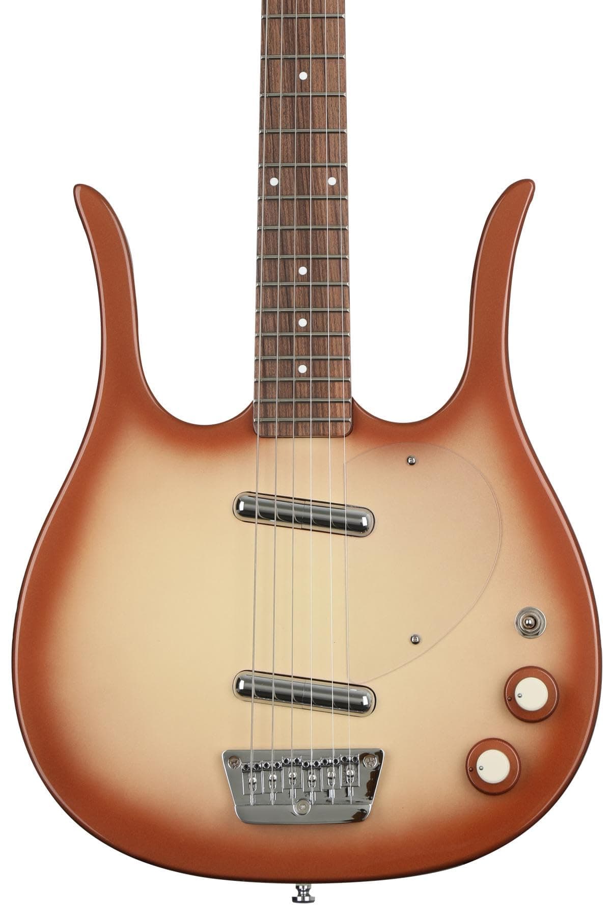 Danelectro Longhorn Guitar COB - Guitarra Eléctrica, acabado Copper Burst