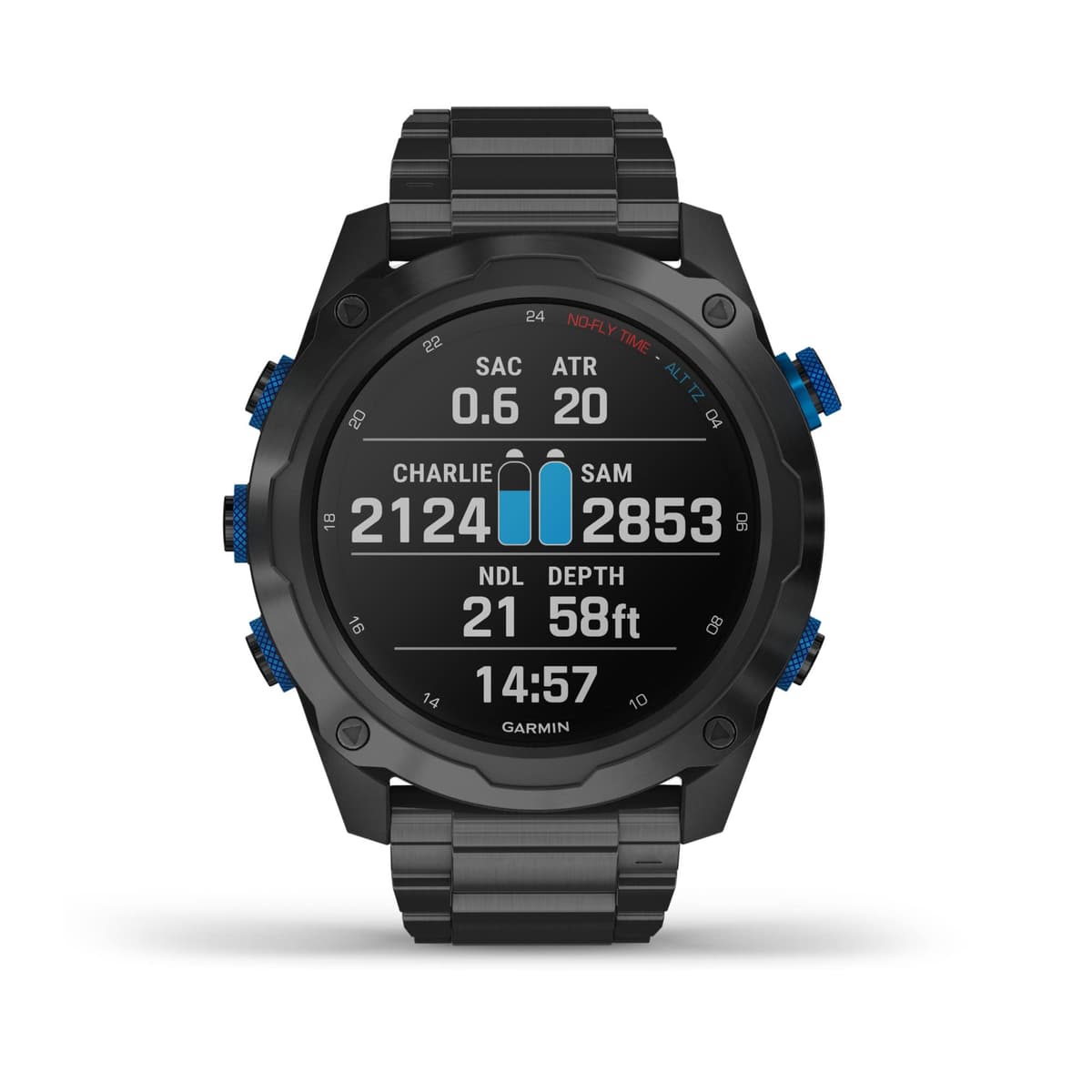 Garmin Descent Mk2i/Descent T1 (010-02132-02) kit computadora de buceo con integración de aire, multideporte, funciones inteligentes, gris titanio