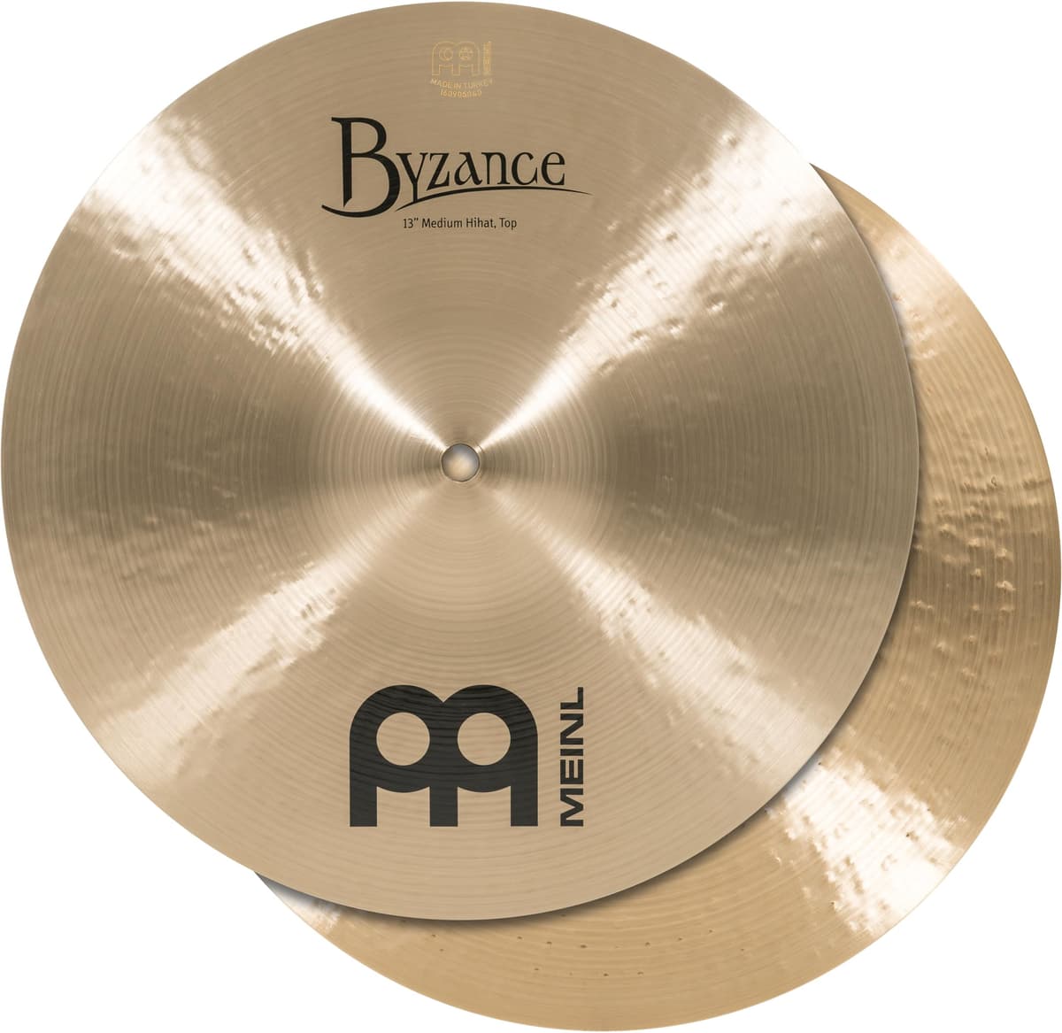 Meinl Cymbals Byzance B13MH Hi-Hat (charles) 13 pulgadas tradicional medium, par de platillos - video