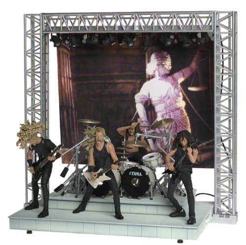 Pioneer DJ McFarlane Spawn.com Metallica Boxed Set figuras de acción en escenario con luces y sonido coleccionista