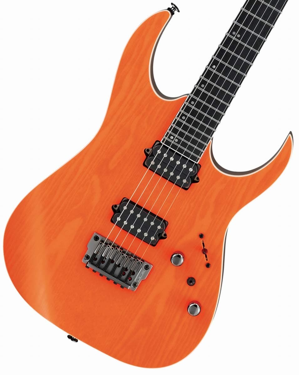 Ibanez Prestige RGR5221TFR guitarra eléctrica 6 cuerdas - Naranja Fluorescente Transparente