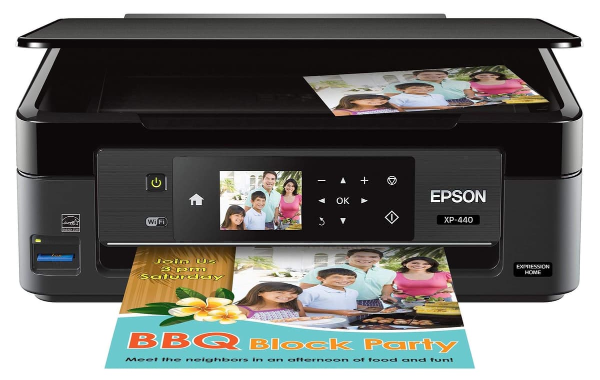 Epson Expression Home XP-440 impresora fotográfica color Wi-Fi con escáner y copiadora, compatible con Amazon Dash Replenishment