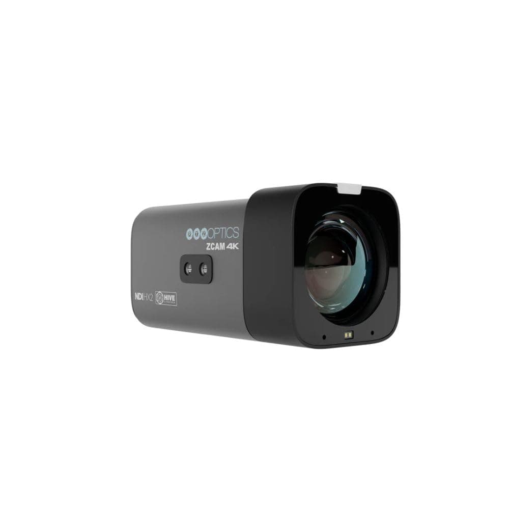 PTZOptics Studio 4K G3 Cámara PTZ 4K, zoom óptico 20X, gris, para streaming y producción en vivo PTXXX-STUDIO-4K-XX-G3