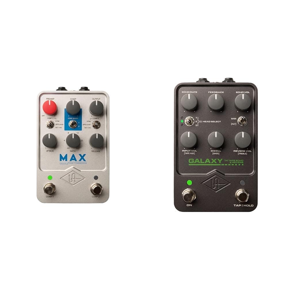 Universal Audio UAD Max Preamplificador y Compresor Dual + Galaxy '74 Eco de Cinta y Reverb Plug-ins Bundle