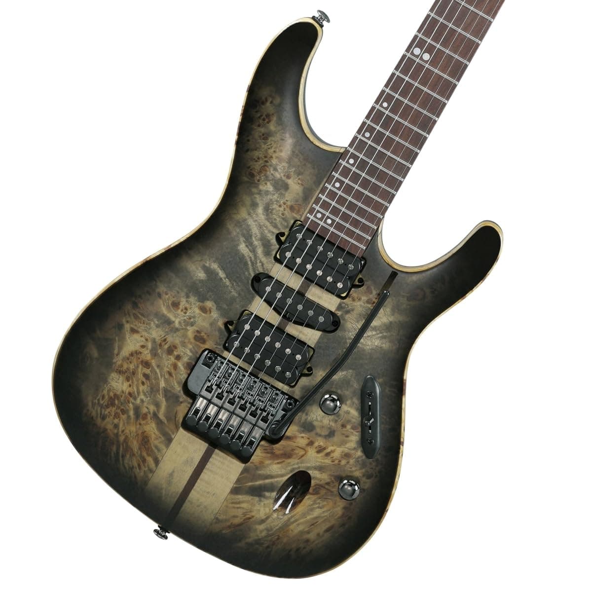 Ibanez Premium S1070PBZ-CKB Guitarra Eléctrica 6 Cuerdas Charcoal Black Burst