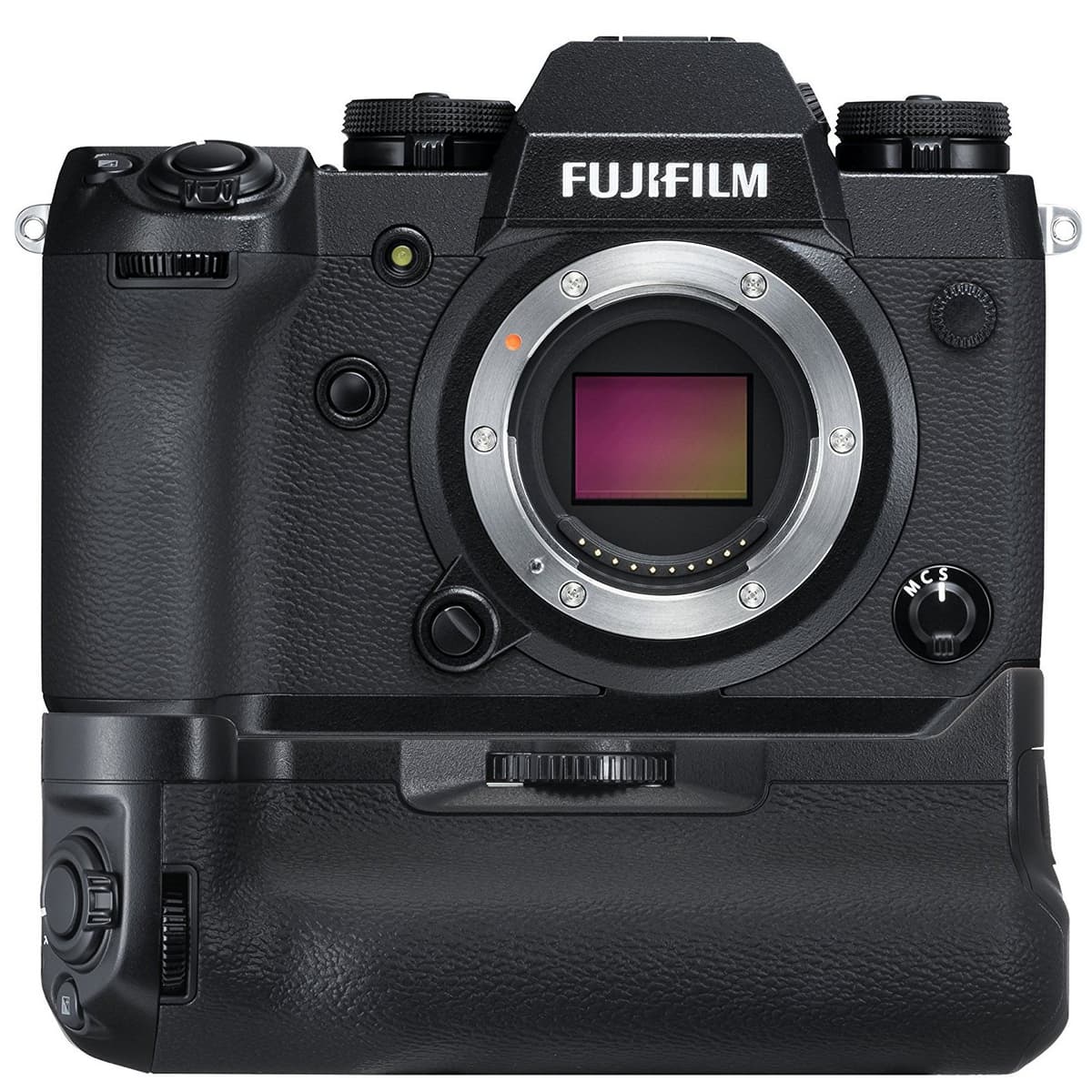Fujifilm X-H1 cámara mirrorless digital con grip de batería vertical Kit negro X-H1 w/ Vertical Power Booster Grip Kit
