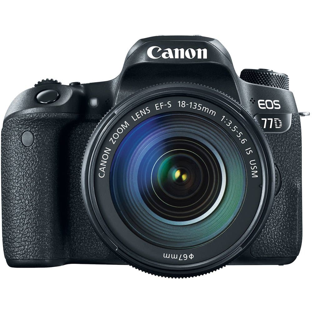 Canon EOS 77D cámara DSLR con lente 18-135mm Wi-Fi Bluetooth Full HD Dual Pixel AF