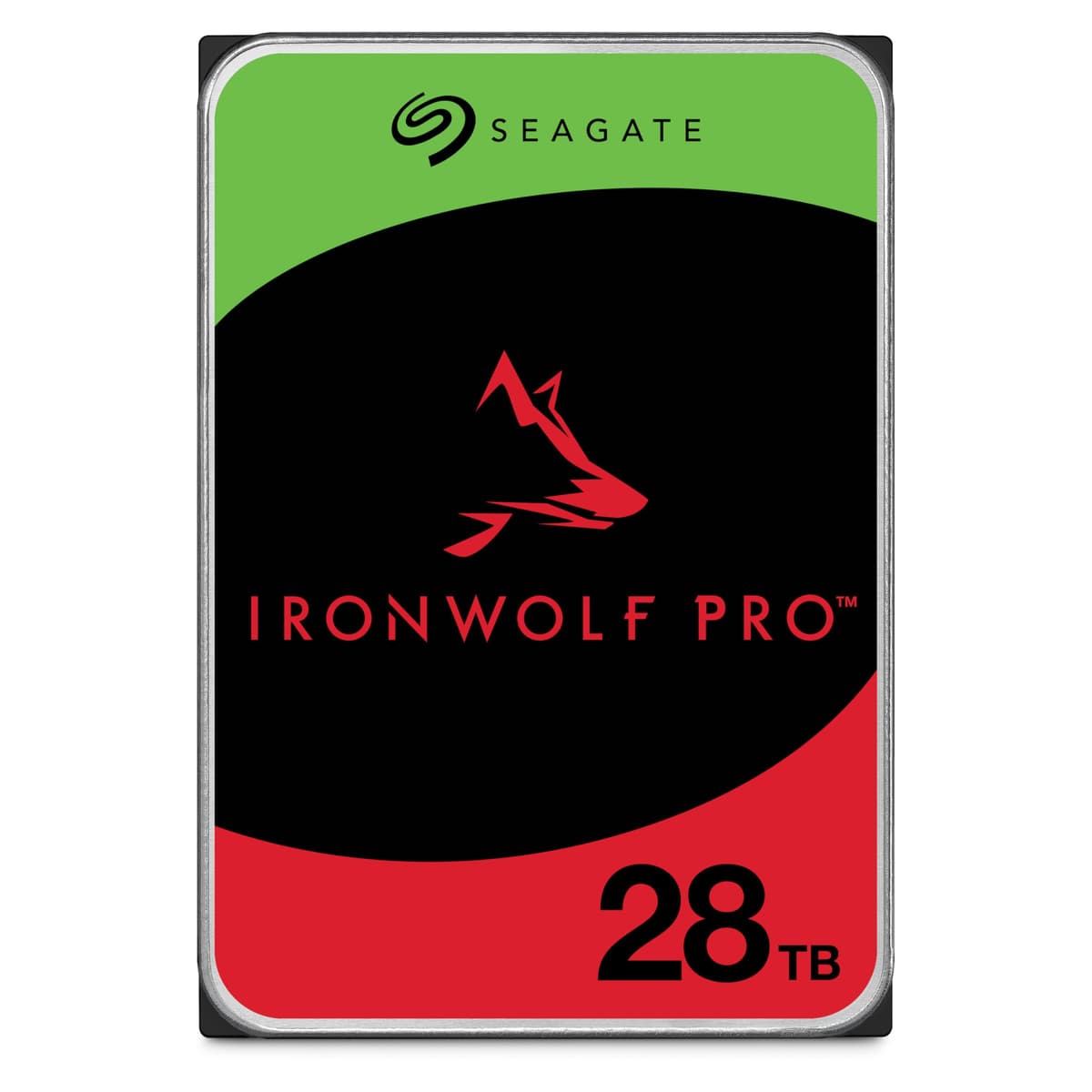 Seagate IronWolf Pro ST28000NT000 28TB disco duro interno NAS CMR 3.5" SATA 6Gb/s 7200 RPM 512MB caché para RAID Rescue Services