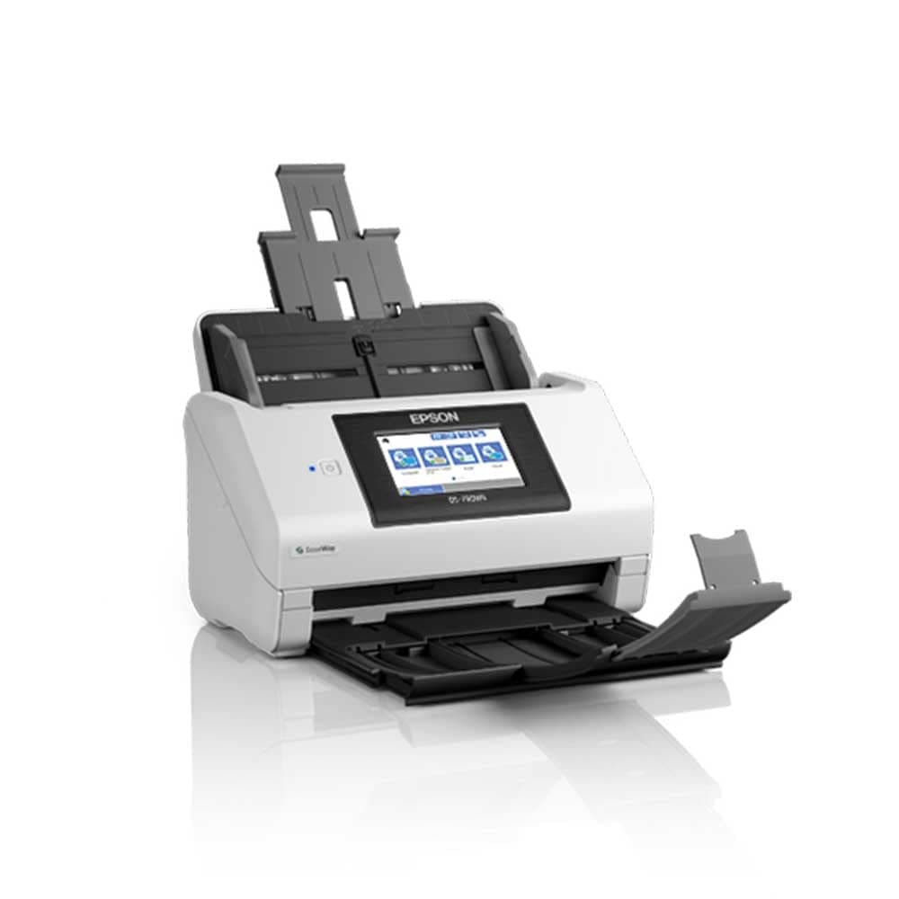 Epson WorkForce DS-790WN escáner de documentos dúplex ADF, Wi-Fi/Ethernet, 45 ppm, pantalla táctil, USB