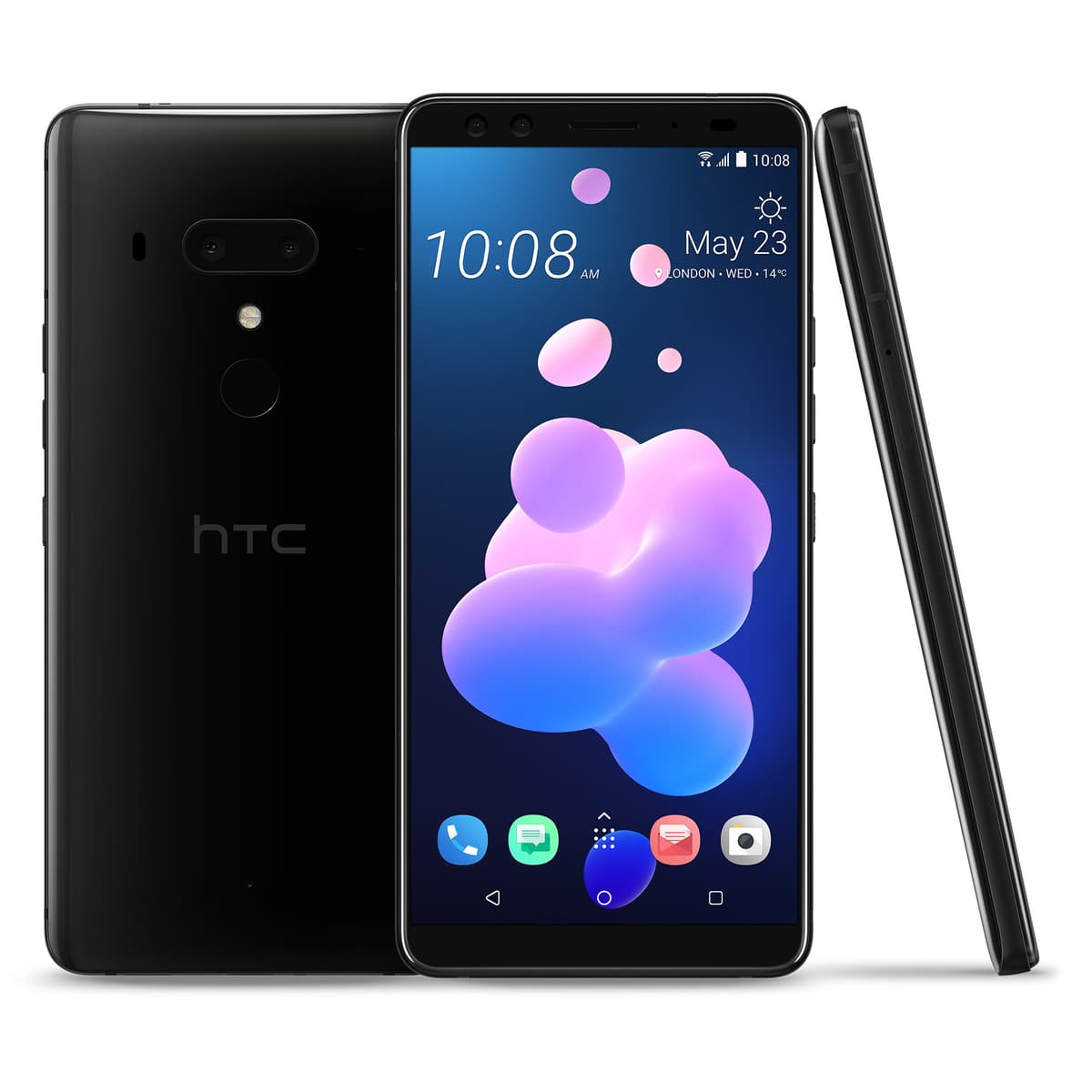 HTC U12+ teléfono desbloqueado de fábrica 6” 64GB negro cerámico garantía EE.UU.