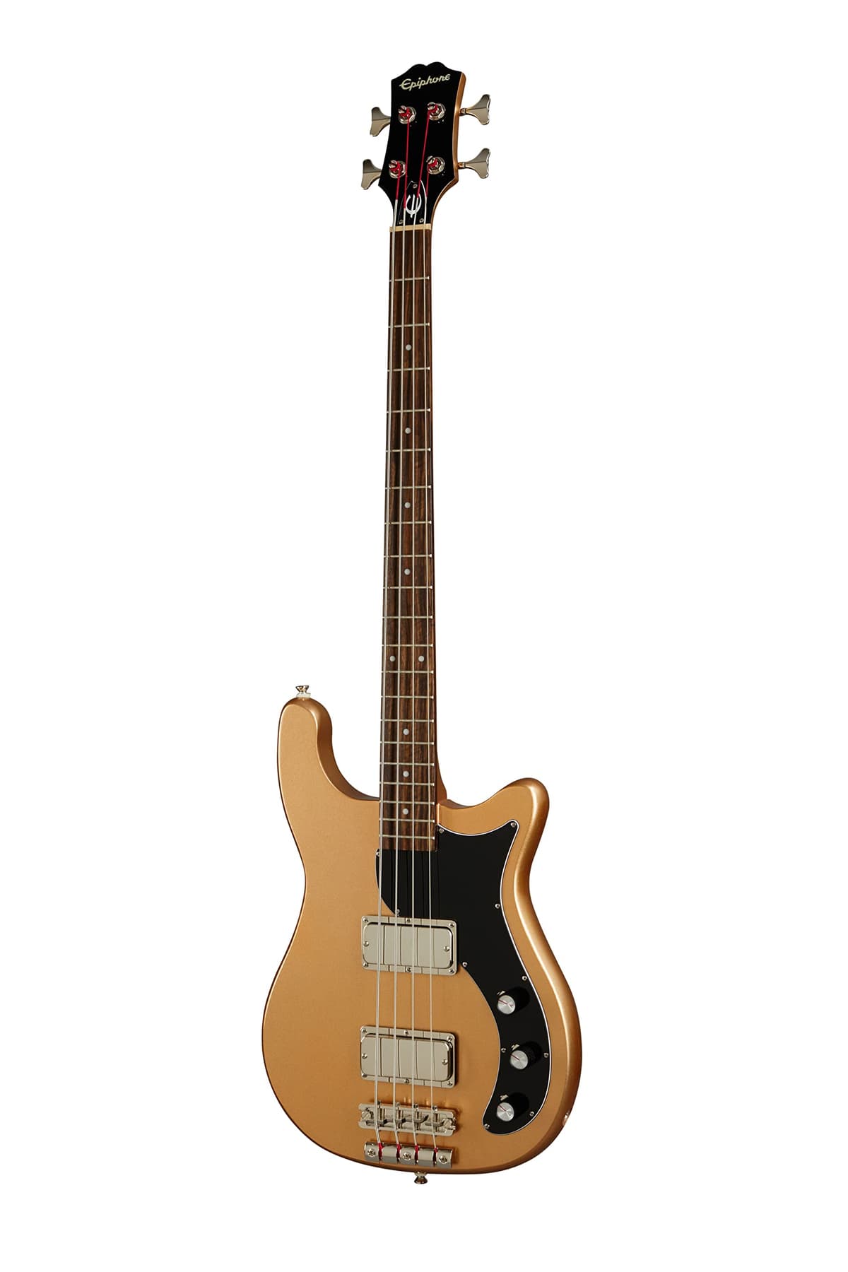 Epiphone Embassy Bass - Bajo Eléctrico 4 Cuerdas, acabado metálico Almendra Ahumada