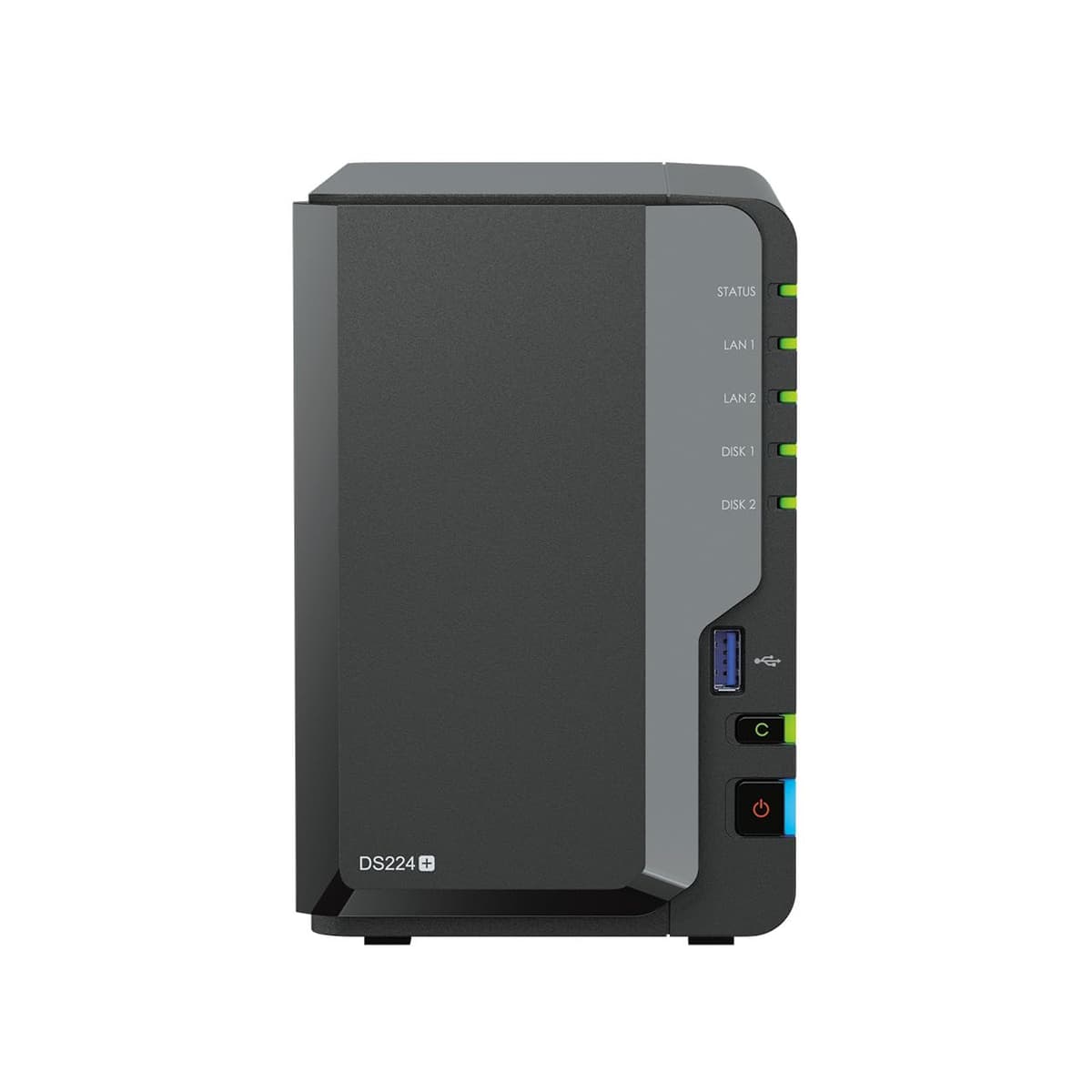 Synology DiskStation DS224+ NAS 2 bahías 12TB bundle Celeron J4125 2GB DDR4 2x RJ-45 1GbE con 2x 6TB Seagate IronWolf