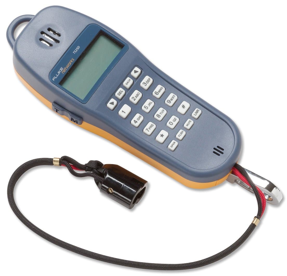 Fluke Networks TS25D 25501004 probador de líneas telefónicas con conector 346A