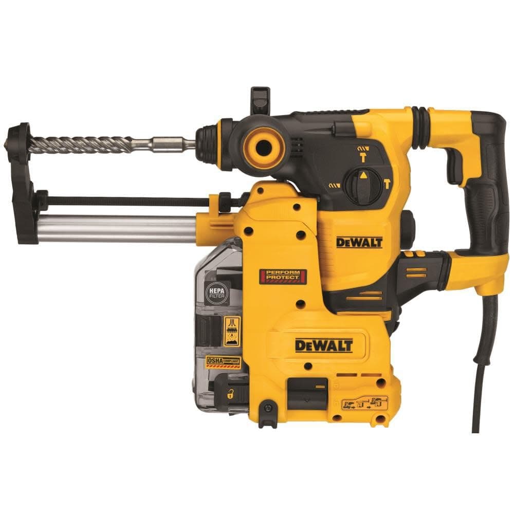 DEWALT SDS Plus D25333KDH Martillo Rotativo 1-1/8'' Kit, perforador para concreto, incluye estuche