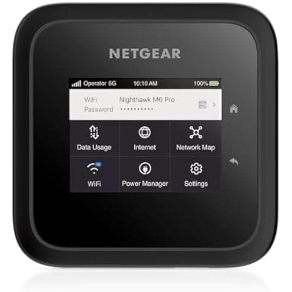 NETGEAR Nighthawk M6 MR6450-100EUS Router Móvil WiFi 5G Hotspot 4G LTE Doble Banda Gigabit Desbloqueado