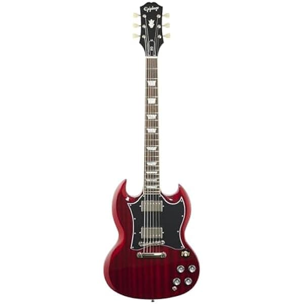 Epiphone SG Standard EISSBCHNH guitarra eléctrica Heritage Cherry cuerpo sólido doble cutaway humbuckers