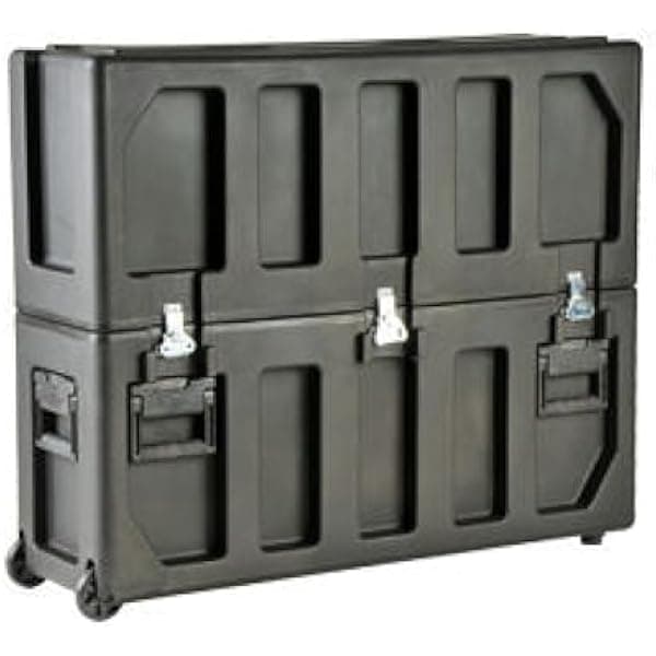 SKB Roto-Molded 3SKB-3237 Estuche para pantallas LCD 32-37 pulgadas universal con almohadillas de espuma