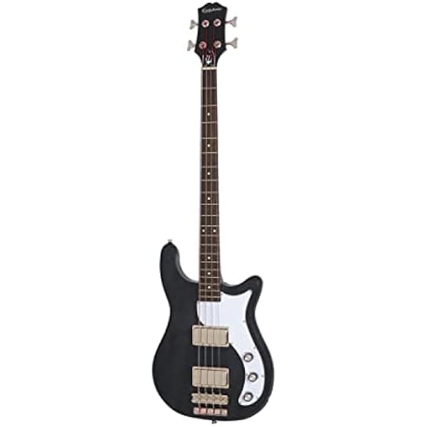 Epiphone Embassy EBEMGPHNH1 Bajo Eléctrico 4 Cuerdas, Negro Grafito (Graphite Black)