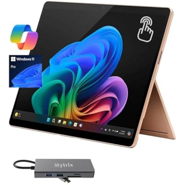 Microsoft Surface Pro 11, 13" 120Hz 2.8K táctil, Copilot+ PC, Snapdragon X Plus, 16GB RAM 1TB SSD, Wi-Fi 7, webcam 4K, Windows 11 Pro, Dock, Dune