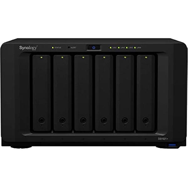 Synology DiskStation DS1621+ NAS para empresas, CPU Ryzen, 32GB RAM, 24TB HDD, sistema DSM, iSCSI listo