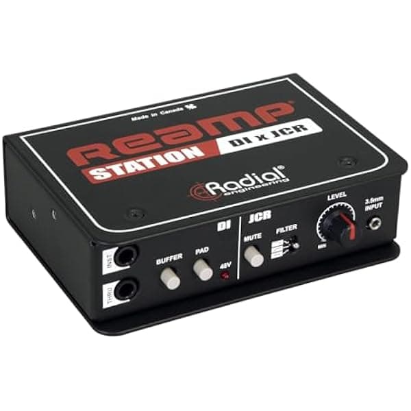Radial Engineering Reamp Station caja de reamplificación activa y DI para estudio y guitarra