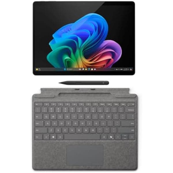 Microsoft Surface Pro 11 Copilot PC, 13'' 2.8K táctil, Snapdragon X Plus, 16GB RAM, 256GB SSD, Win 11 Pro, con Teclado Pro y Slim Pen, negro