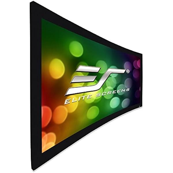 Elite Screens Lunette Curve110H-A1080P3 pantalla de proyección curvada 110” 16:9, acústicamente transparente, pared, compatible estándar/corto/UST