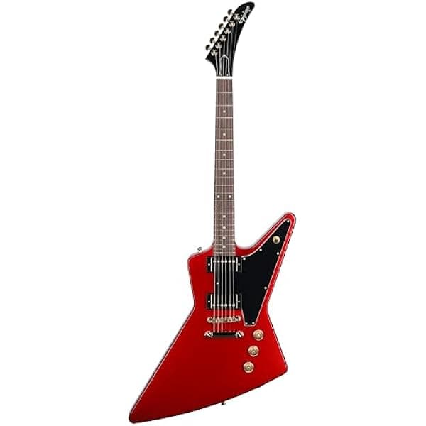 Epiphone Exclusive EIEXRRMGH3 Guitarra Eléctrica Explorer Rojo Rubí edición exclusiva