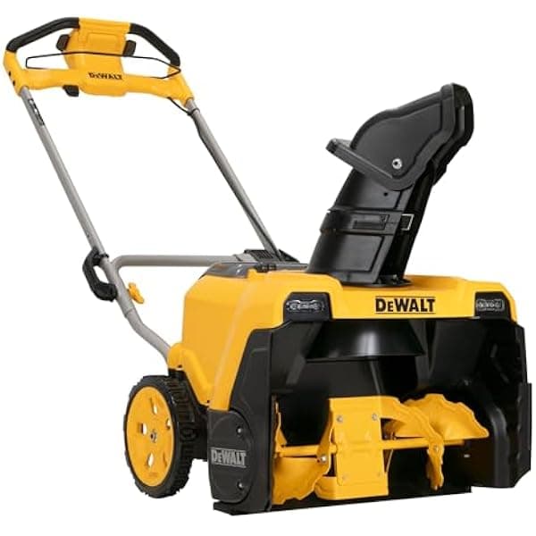 DEWALT 60V MAX DCSNP2142Y2 Sopladora de Nieve de Una Etapa Inalámbrica, Kit