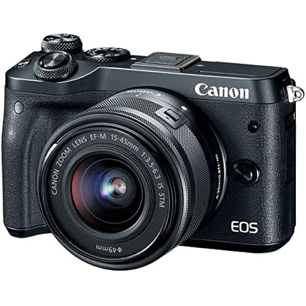 Canon EOS M6 Cámara sin espejo Kit con lente Negro 1724C011